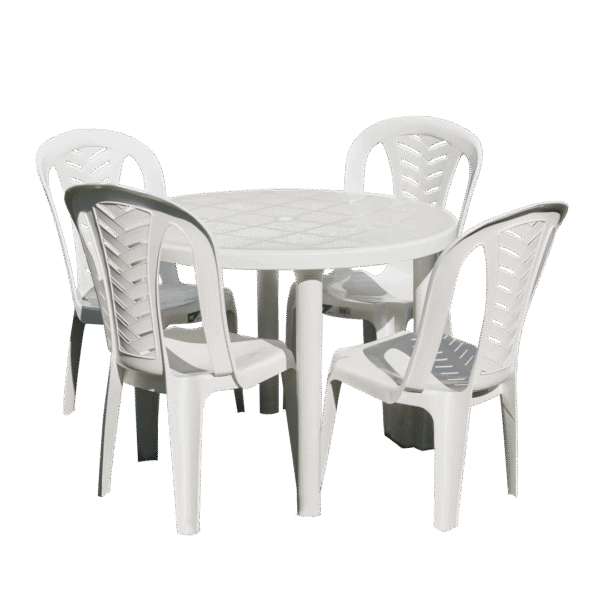 1 Mesa Circular + 4 Sillas Living