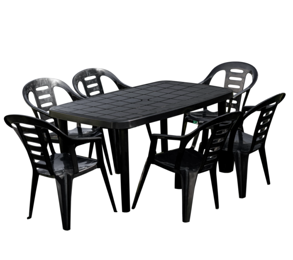 1 Mesa Rectangular + 6 Sillas Garden